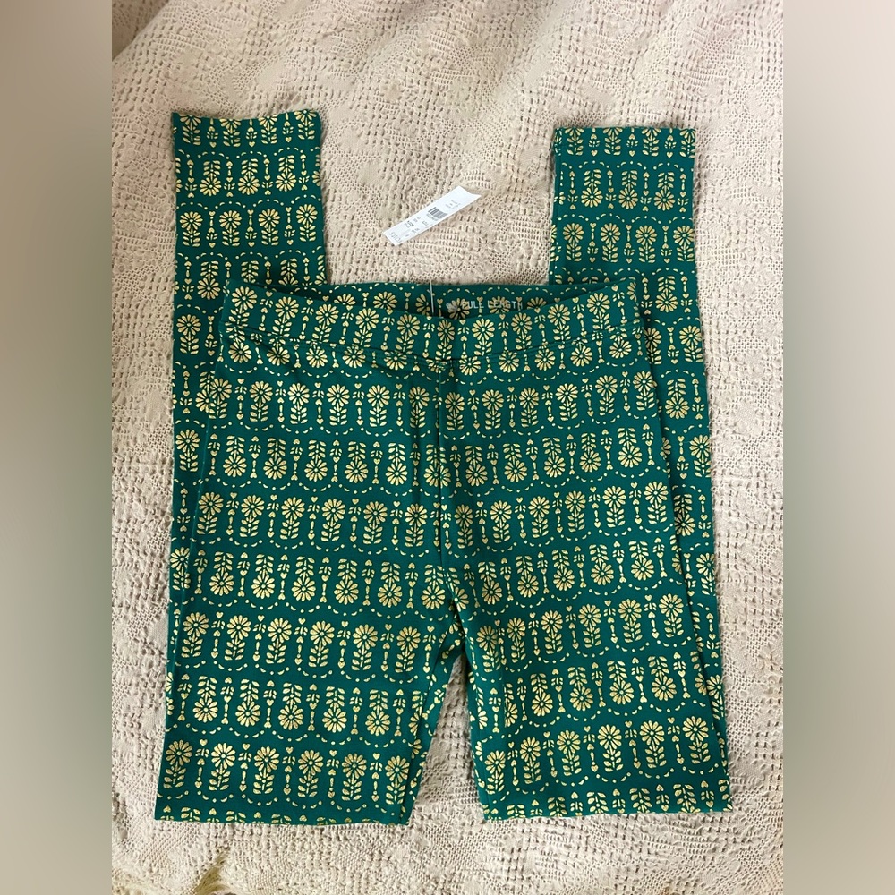 NWT JCrew Crewcuts girls holiday foil leggings